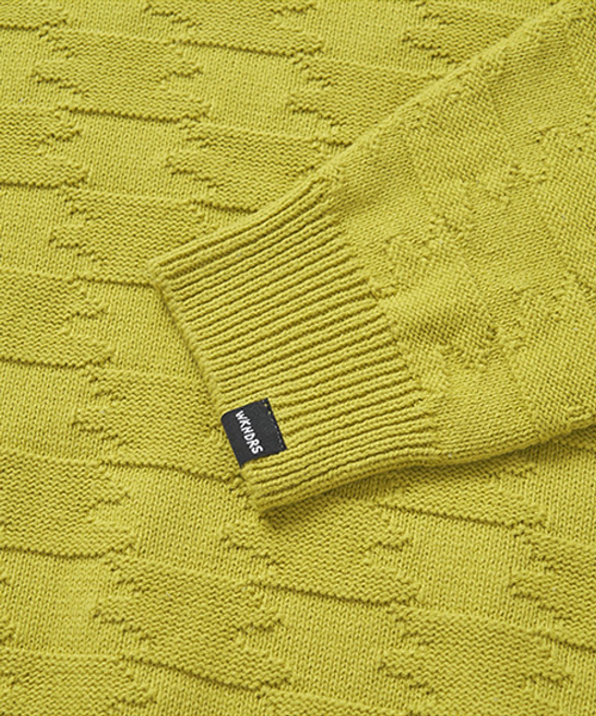 위캔더스(WKNDRS) PUZZLE SWEATER (YELLOW)