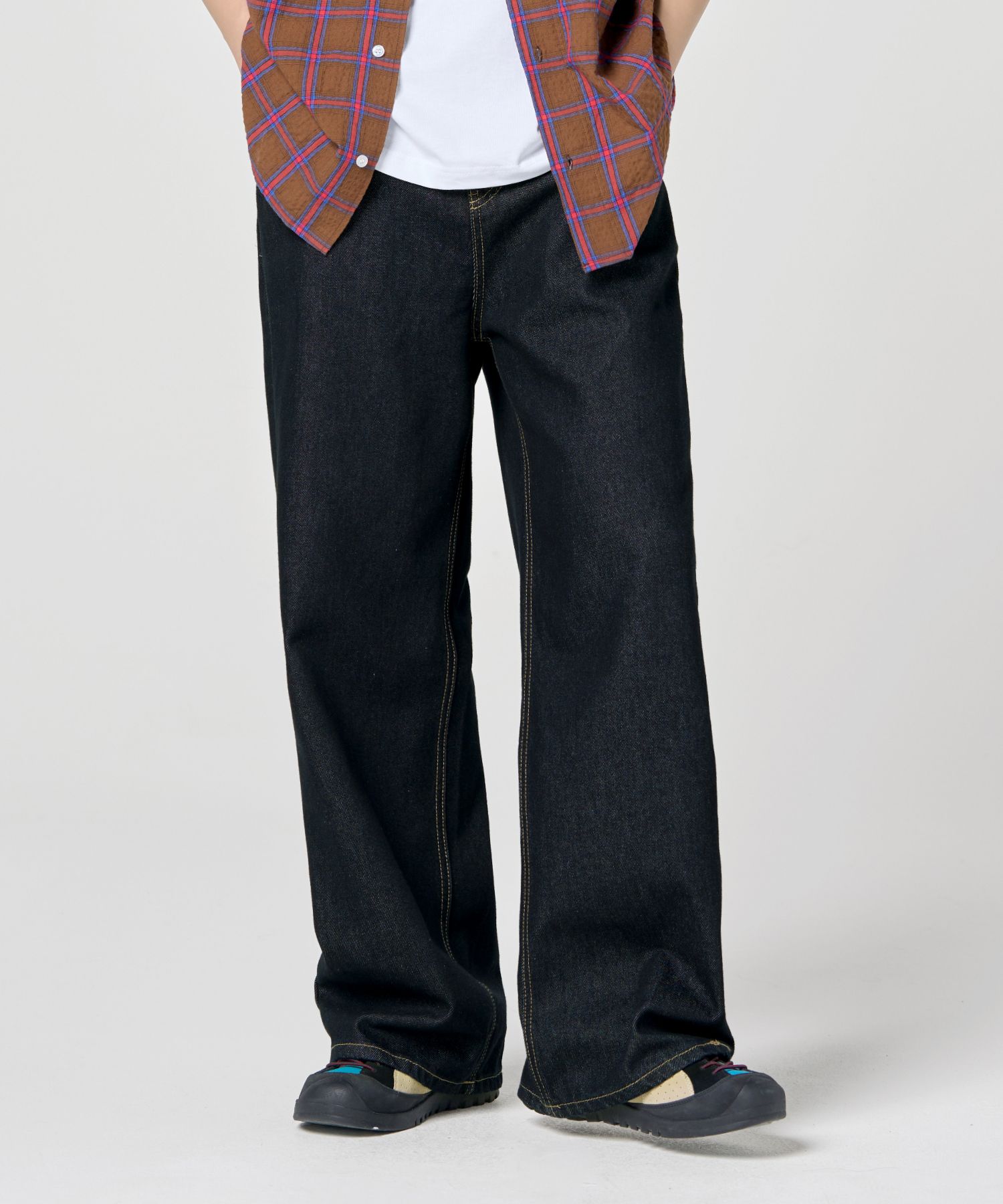 ★MUSINSA STANDARD★ KIPAS Regular Fit Denim Pants Deep Indi MUSINSA | MUSINSA STANDARD KIPAS wide denim pants [deep indigo]