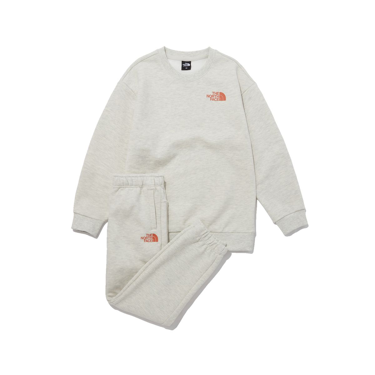 노스페이스 키즈(THE NORTH FACE KIDS) 키즈 익스플로링 EX 스웨트 세트 NM5MP56T_OAT