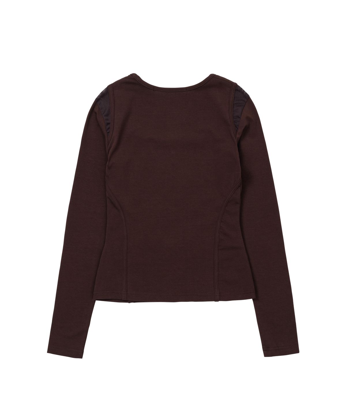 웰빙익스프레스(WELLBEING EXPRESS) Mesh Point Top Brown