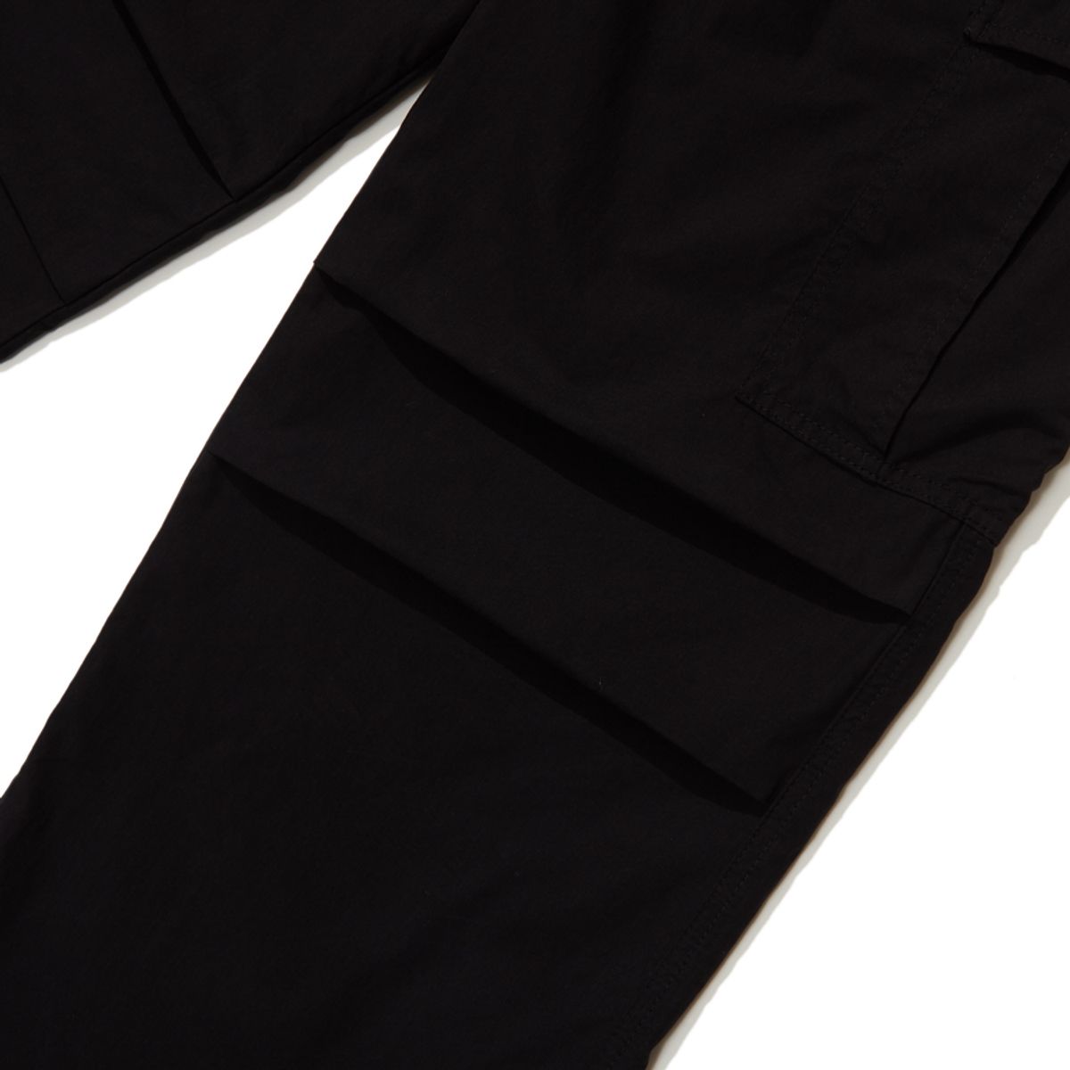 마크엠(MARKM) WIDE FIT CARGO PANTS BLACK