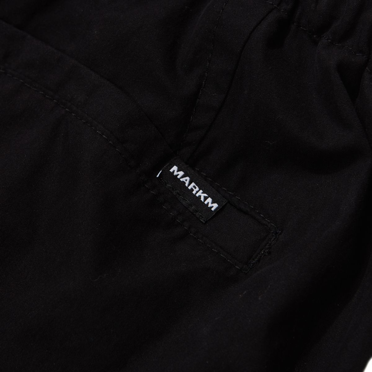 마크엠(MARKM) WIDE FIT CARGO PANTS BLACK