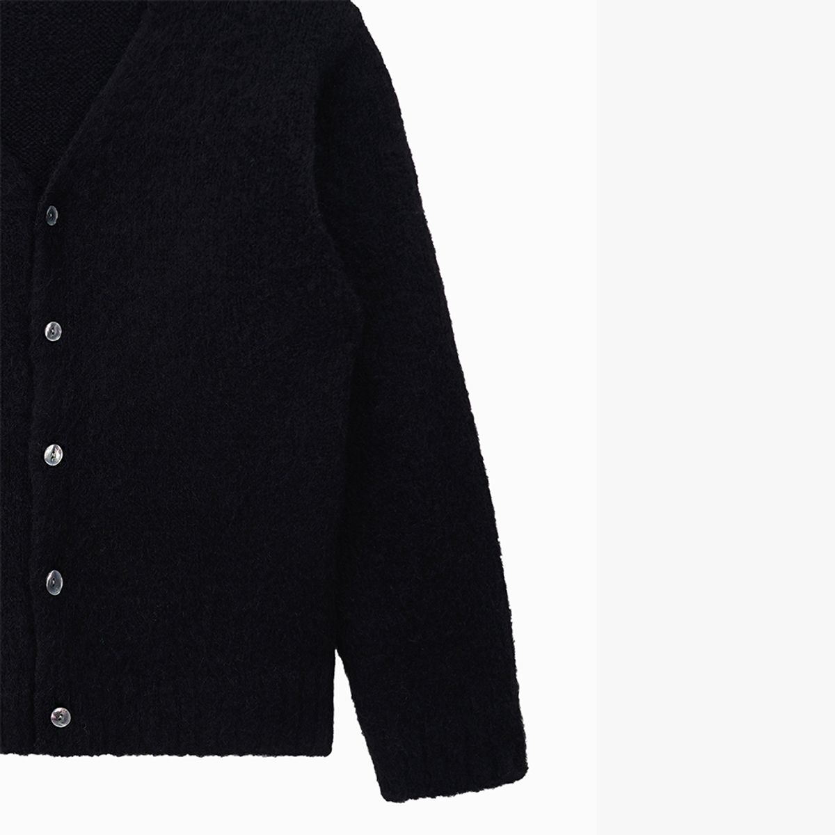 이어스트(EERST) BRUSH CARDIGAN [BLACK]