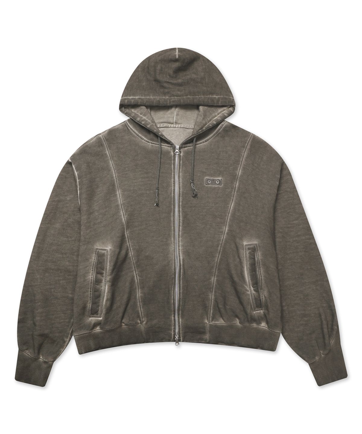그레일즈(GRAILZ) LUNAR ZIP HOODIE [BROWN]