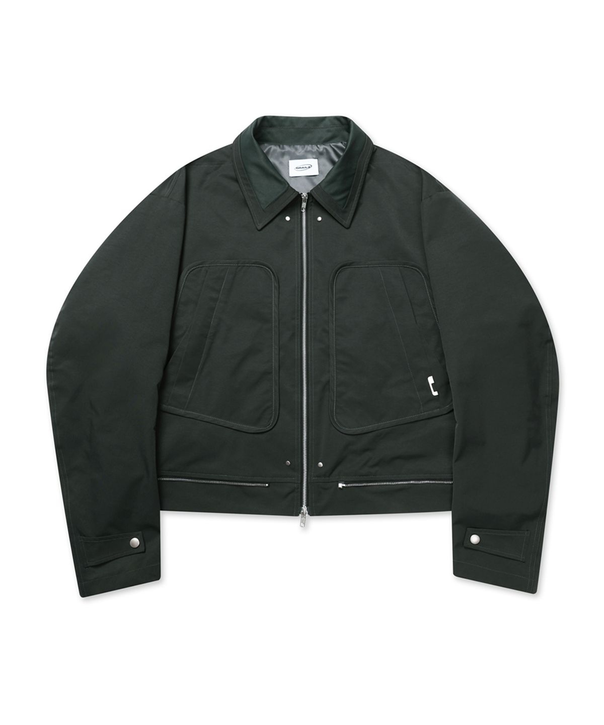 그레일즈(GRAILZ) AFV COLLAR BLOUSON [GREY]