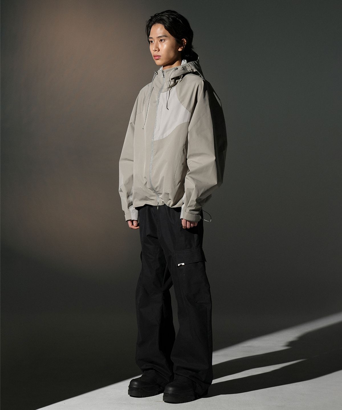 그레일즈(GRAILZ) ESSENTIAL SHELL JACKET [BLACK]
