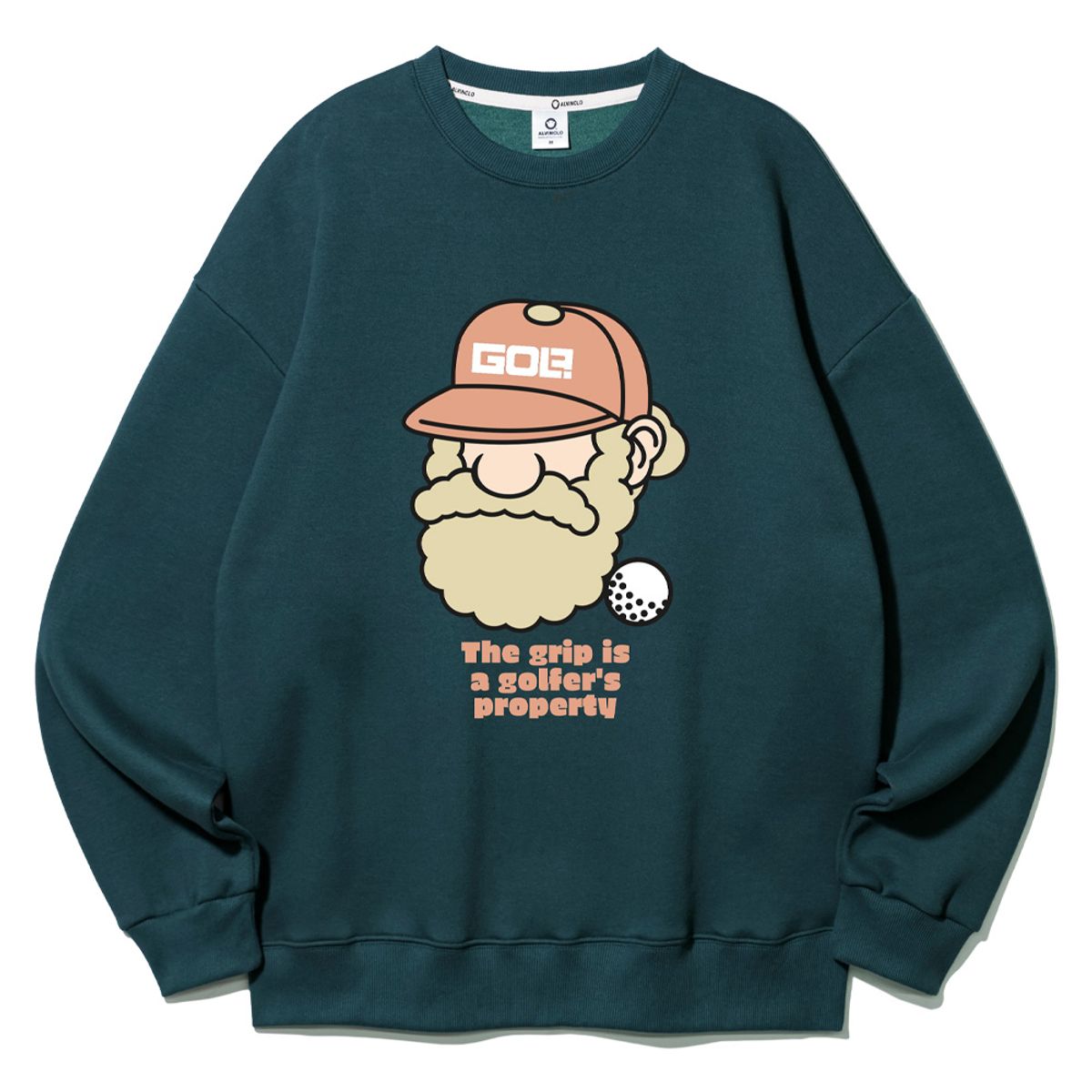 앨빈클로(ALVINCLO) 마틴 골프 그립 오버핏 맨투맨 MAR695 (3 COLOR)
