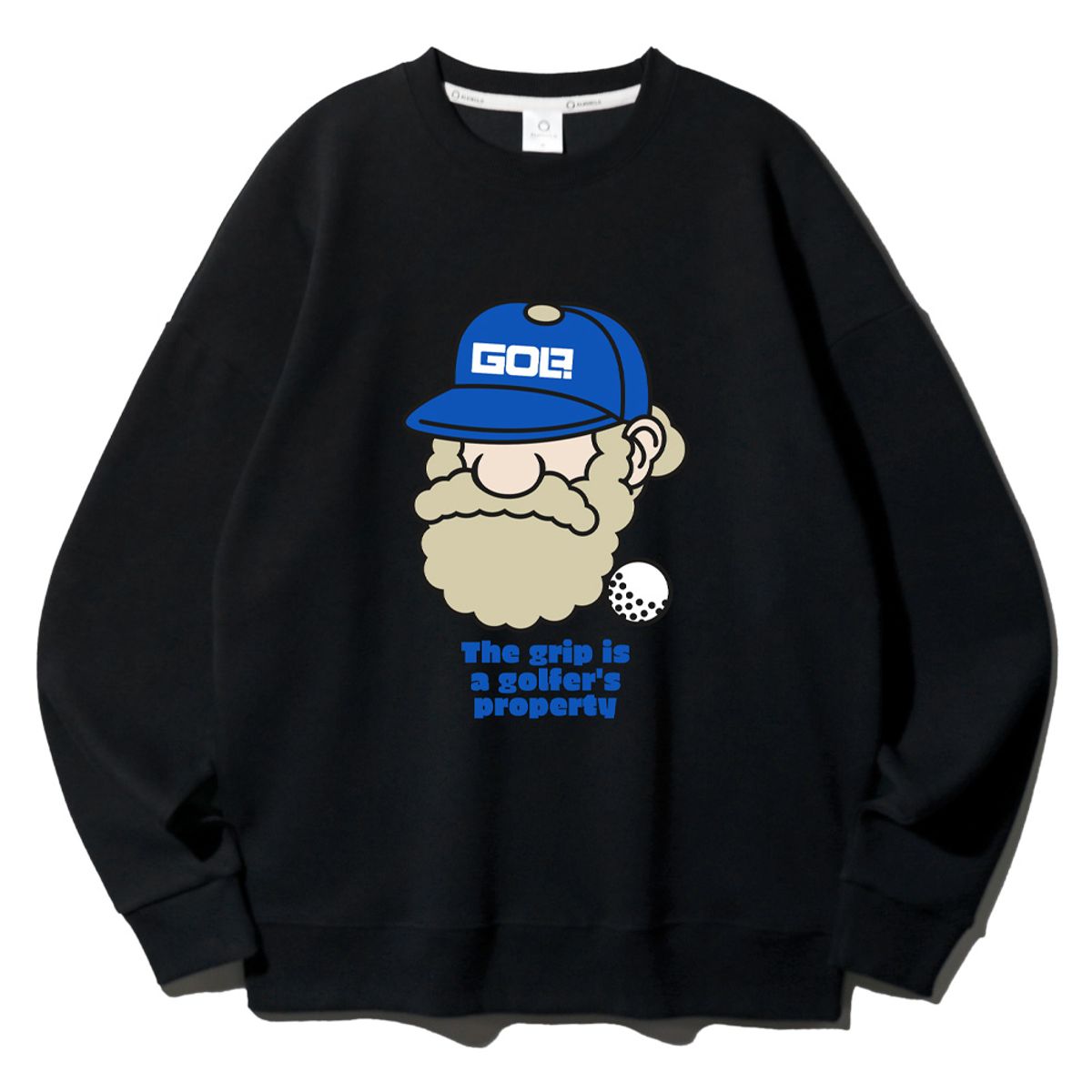 앨빈클로(ALVINCLO) 마틴 골프 그립 오버핏 맨투맨 MAR695 (3 COLOR)