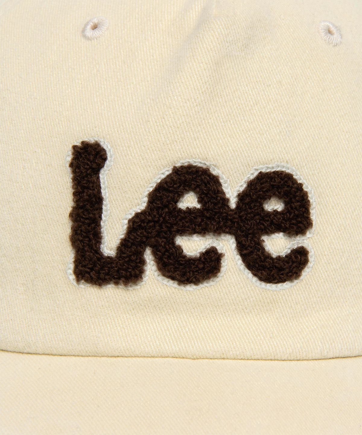 리(LEE) 부클 트위치 로고 코튼캡 아이보리