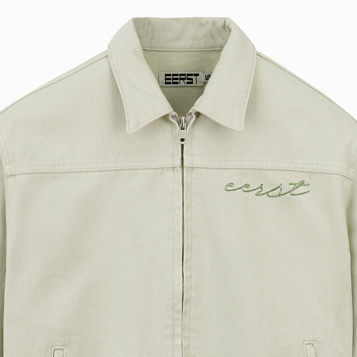 이어스트(EERST) TRUCKER JACKET [GREEN]