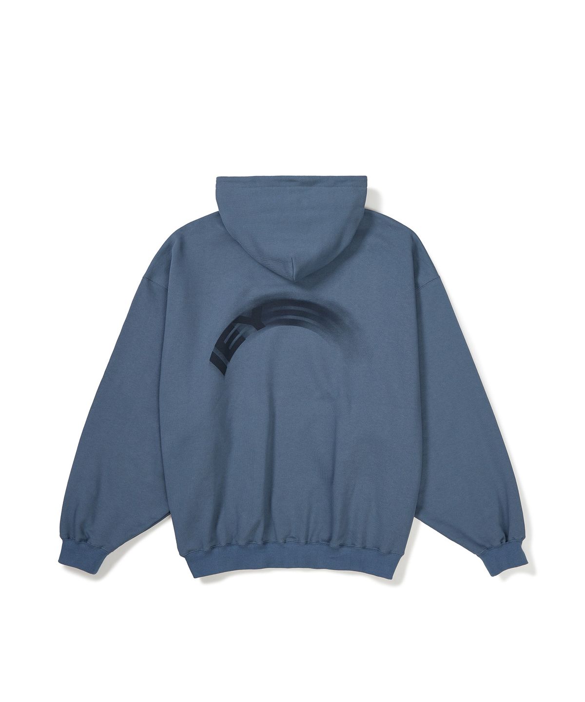이에이(IEY) OVER MOTION LOGO HOODIE ZIP-UP Blue