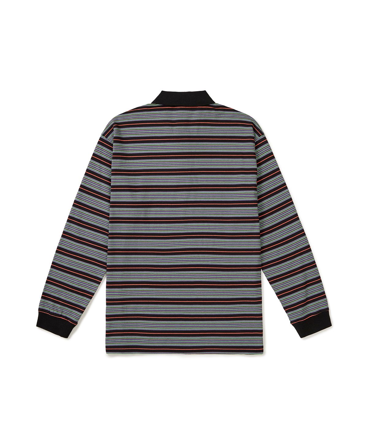 이에이(IEY) KID STRIPE COLLAR T-SHIRT Black