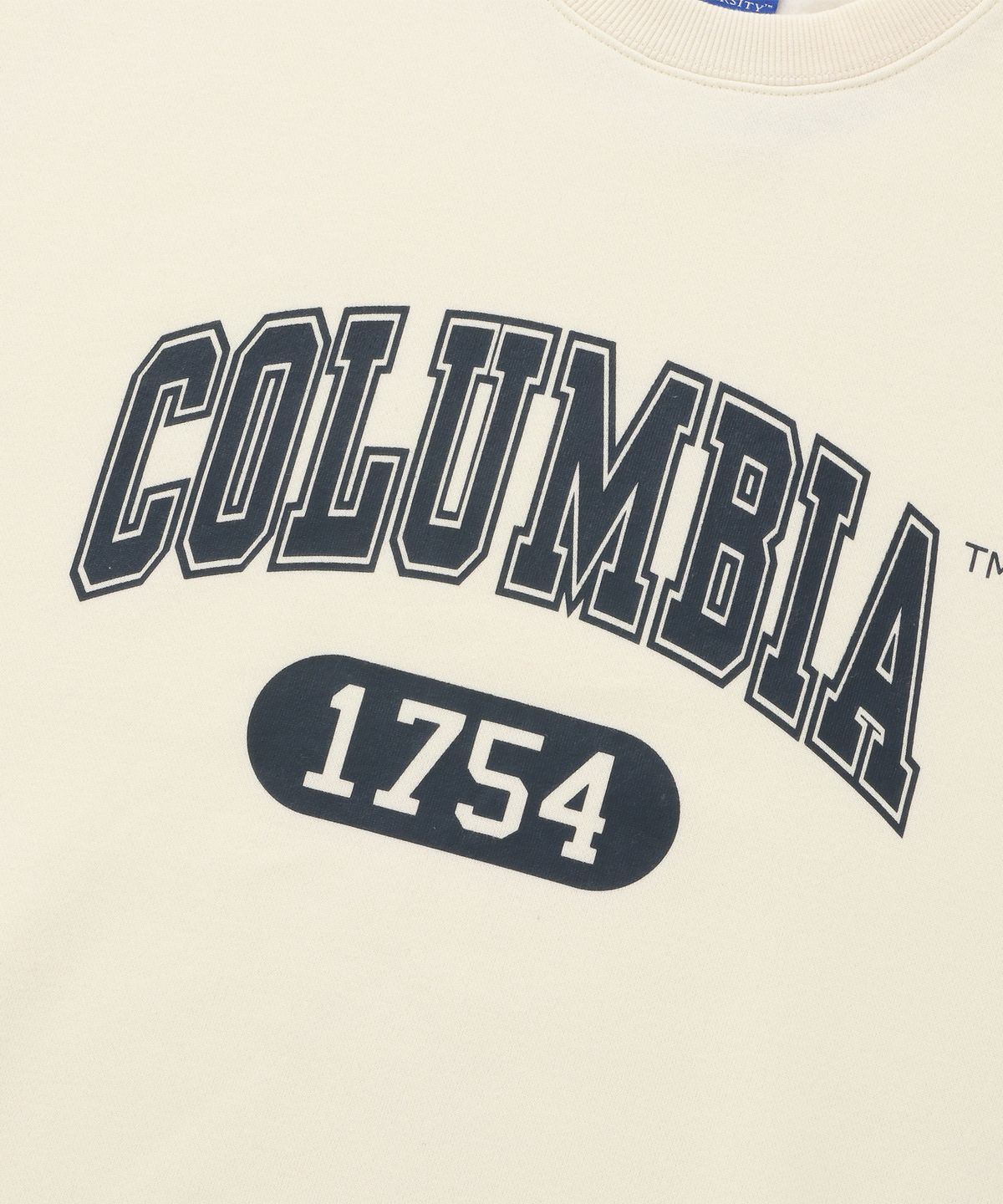 컬럼비아 유니버시티(COLUMBIA UNIVERSITY) 1754 ARCH LOGO FLEECE SWEATSHIRTS 크림