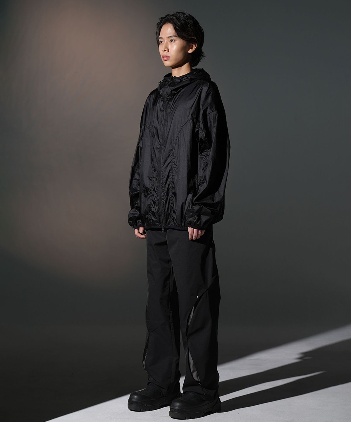 그레일즈(GRAILZ) ESSENTIAL GEOMETRY WINDBREAKER [BLACK]