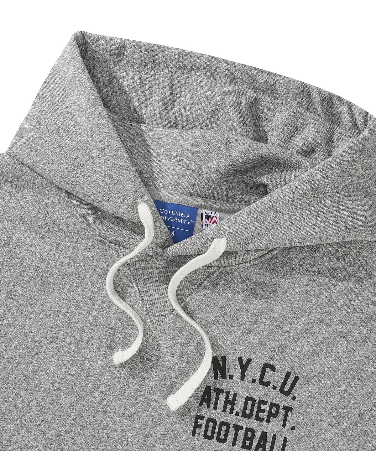 컬럼비아 유니버시티(COLUMBIA UNIVERSITY) 1906 FOOTBALL TEAM LOGO TERRY HOODIE 빈티지M그레이