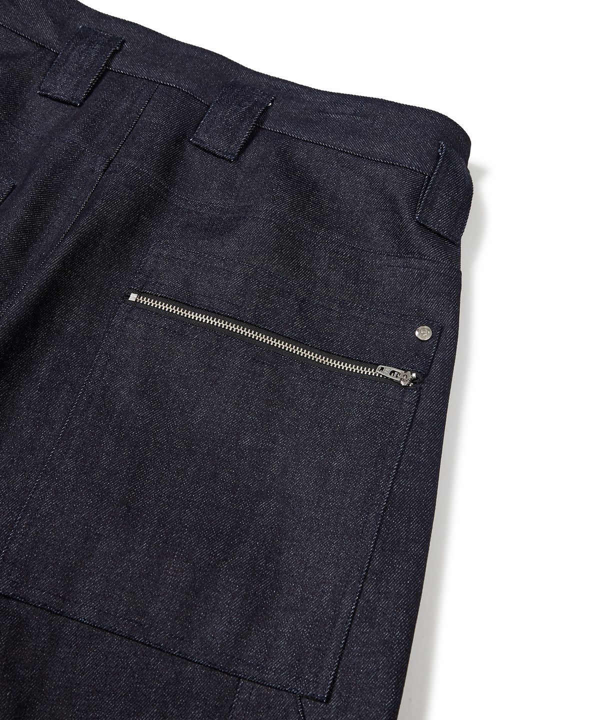 이에이(IEY) NU-MAC CARPENTER PANTS Dark Indigo