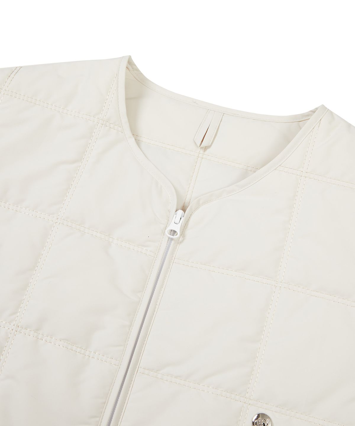 이에이(IEY) CROSS QUILTING VEST Ivory