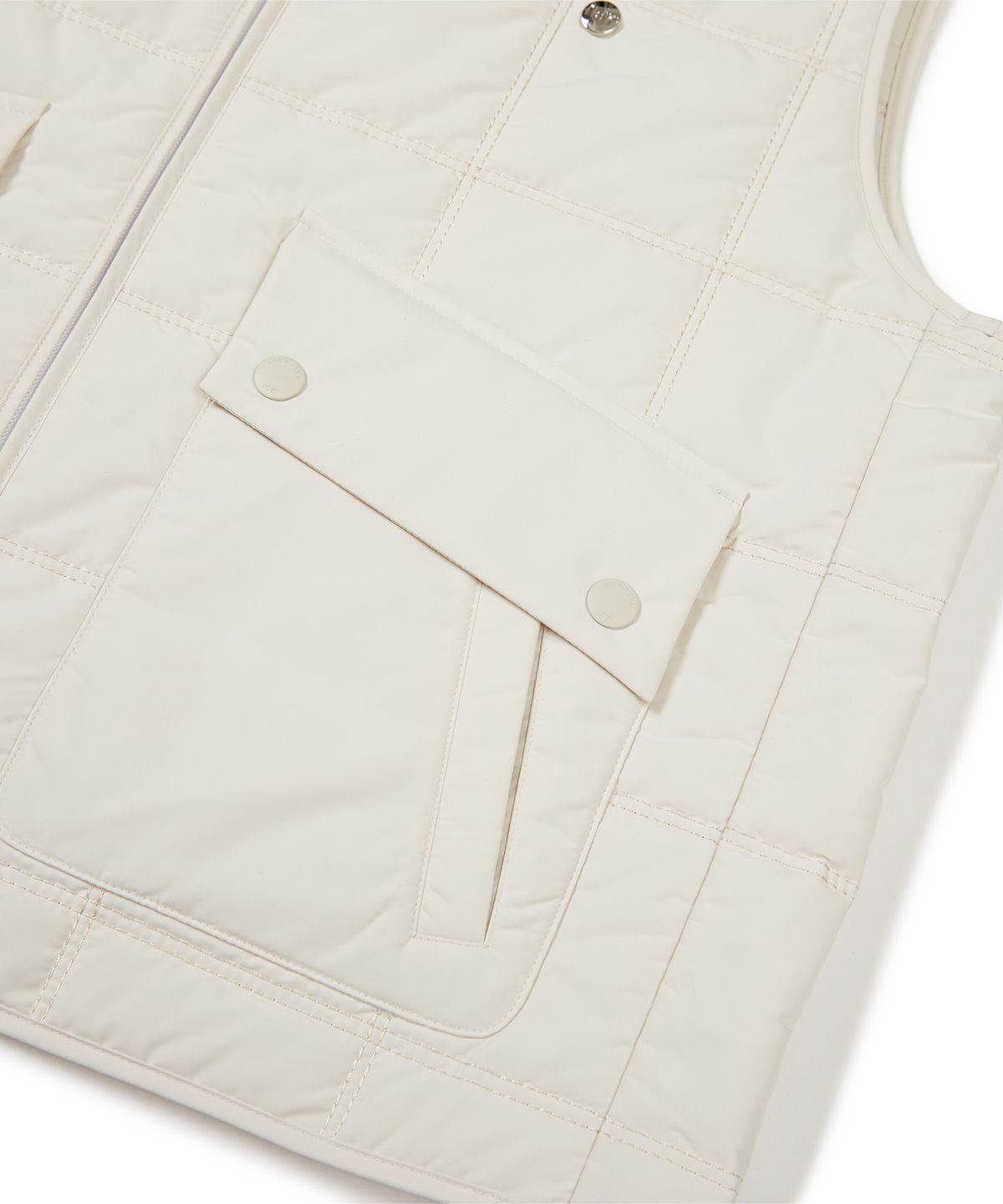 이에이(IEY) CROSS QUILTING VEST Ivory