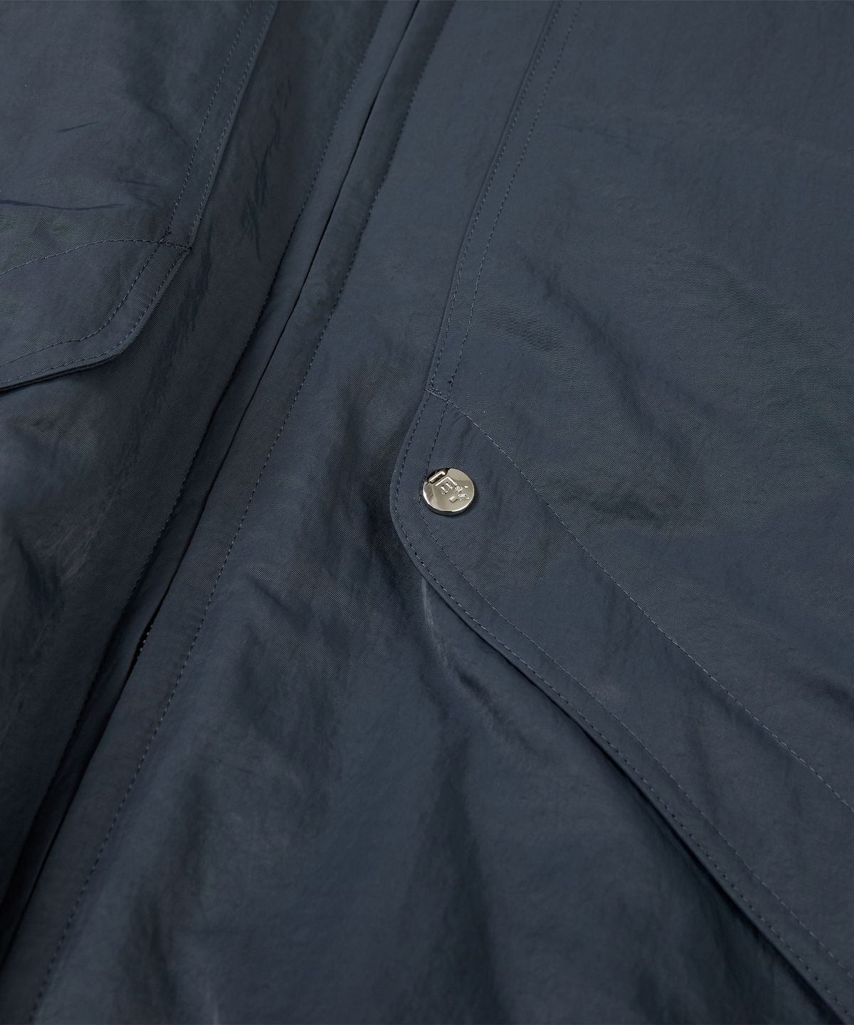 이에이(IEY) WIRE COLLAR OVERSIZED JUMPER Blue