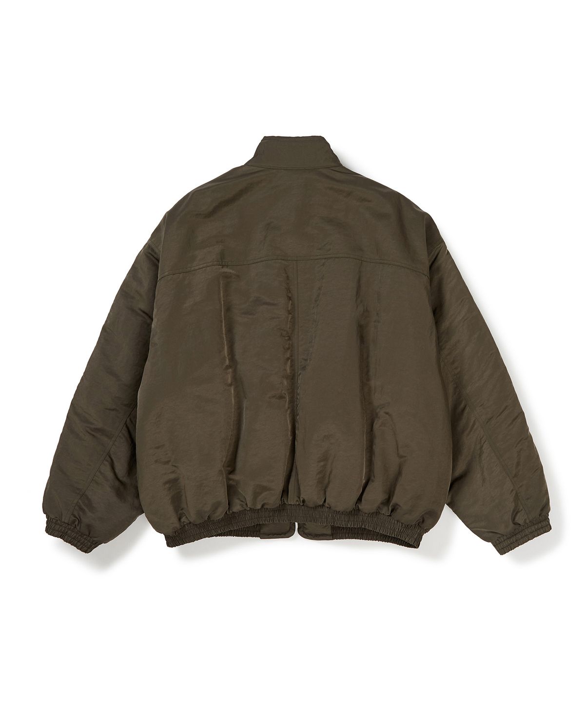 이에이(IEY) WIRE COLLAR OVERSIZED JUMPER Khaki