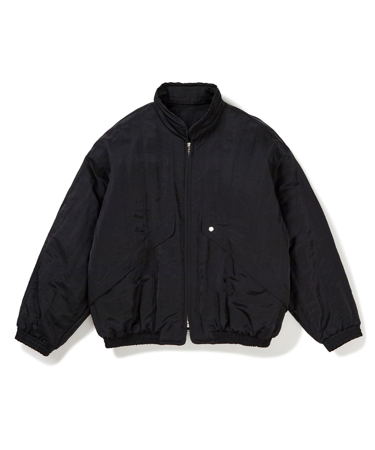 이에이(IEY) WIRE COLLAR OVERSIZED JUMPER Black