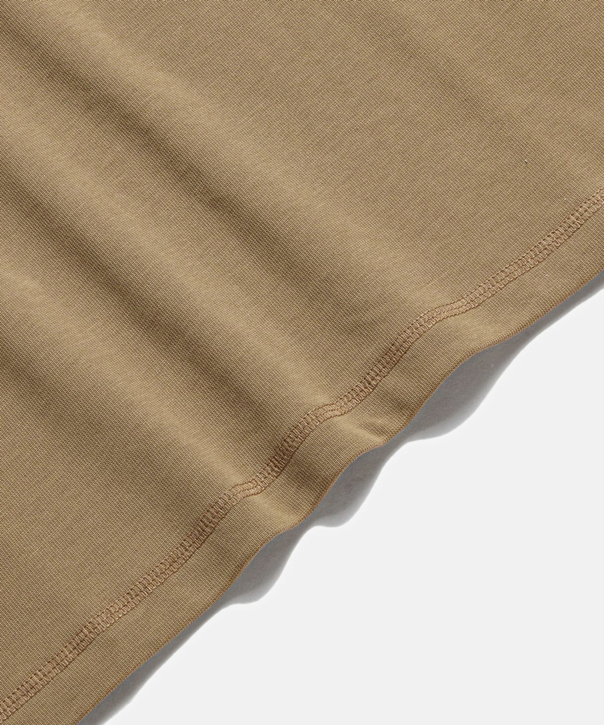 브론슨(BRONSON) Vintage Long Sleeve Henley Shirt Camel