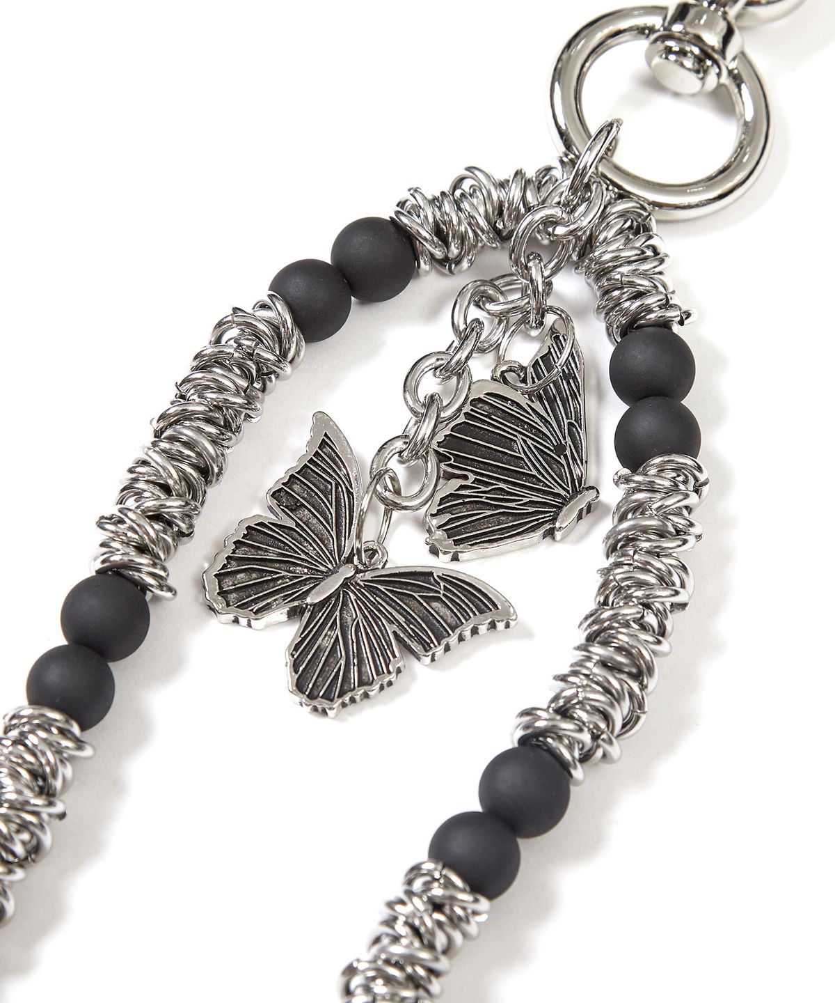 이에이(IEY) BUTTERFLY KEYRING Silver