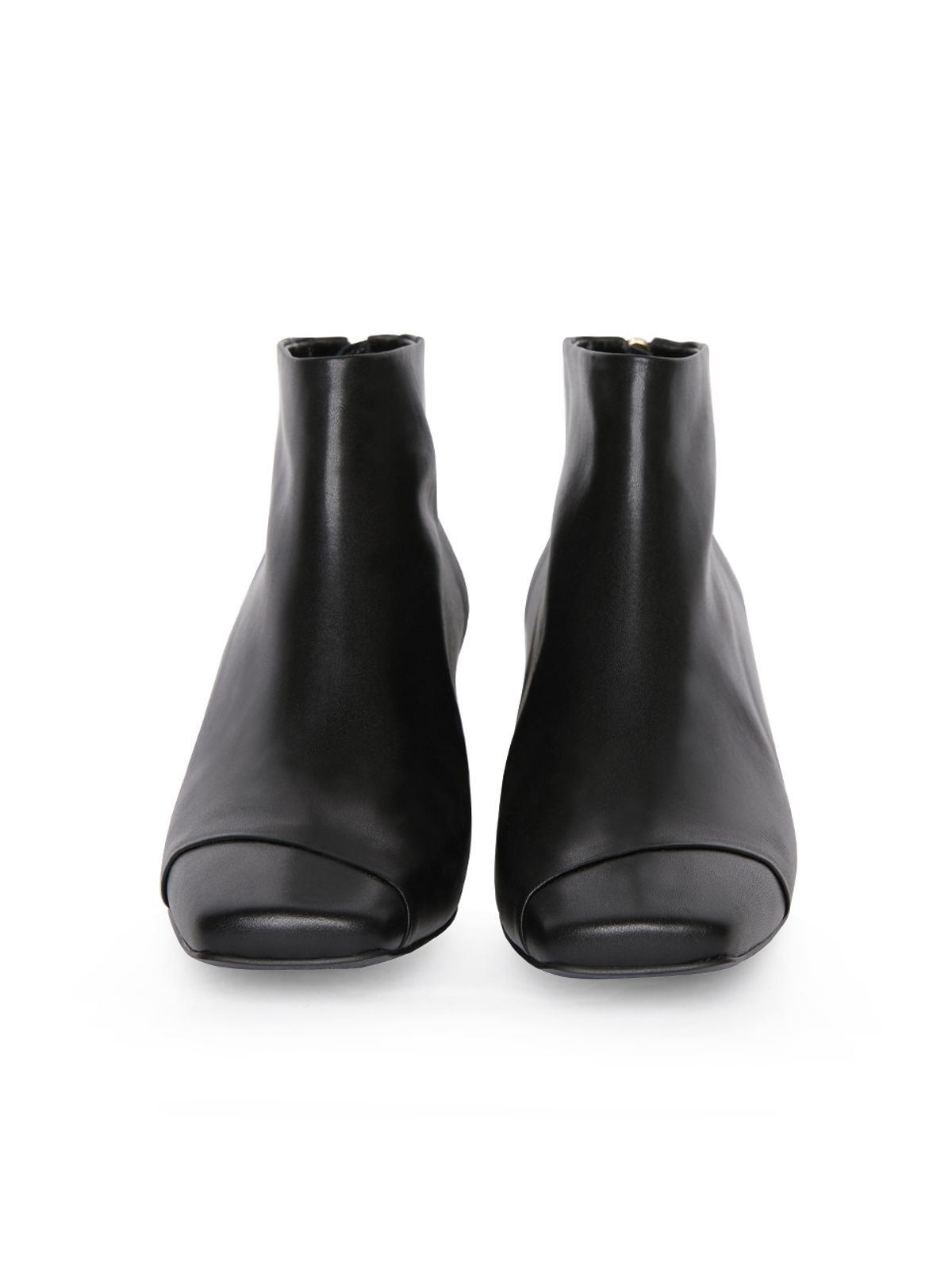 꼼므지(COMMEGEE) Asymmetry Ankle Boots / CG1029BK