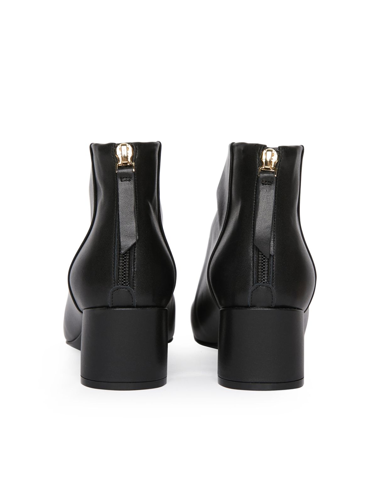 꼼므지(COMMEGEE) Asymmetry Ankle Boots / CG1029BK