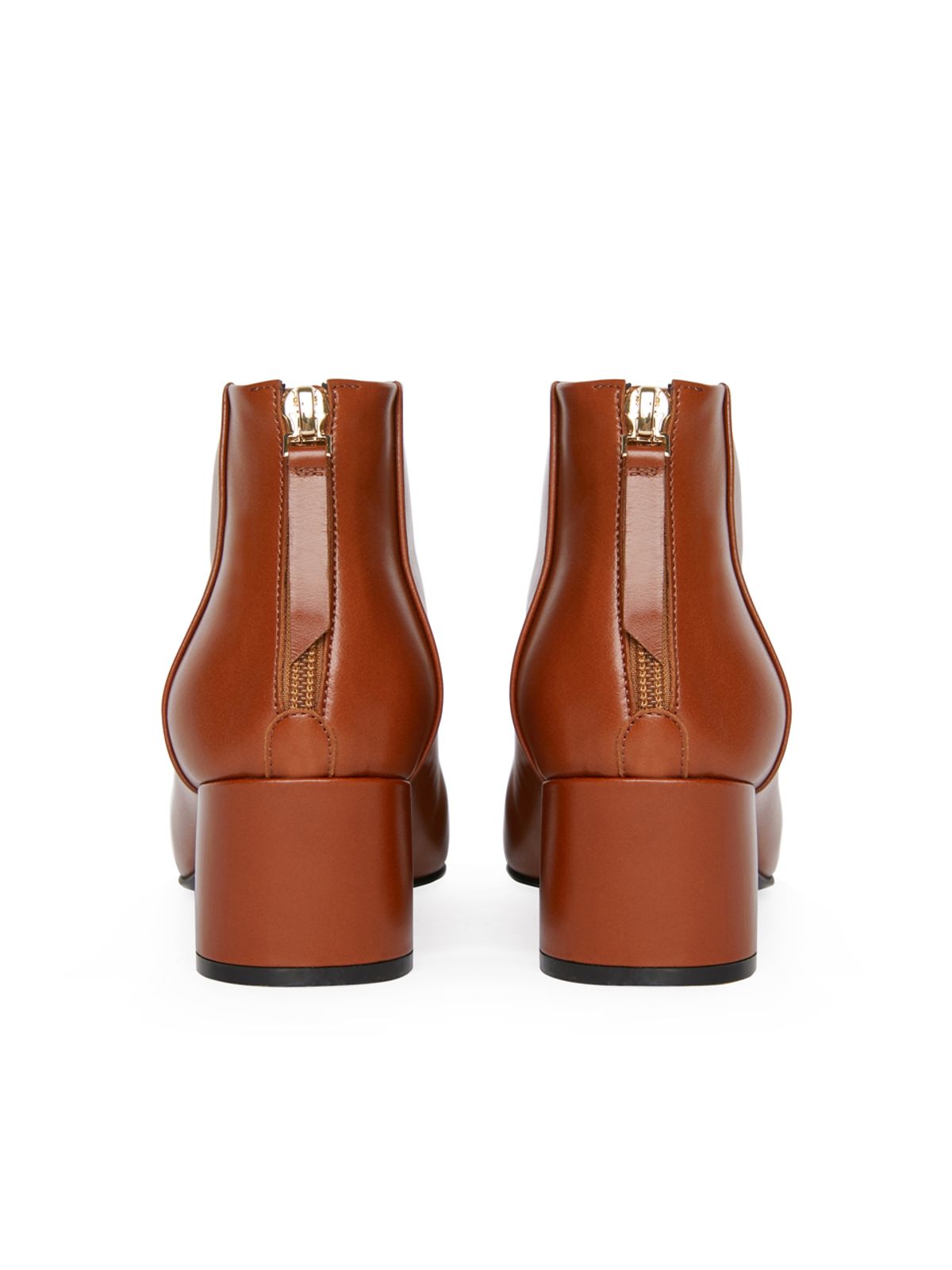 꼼므지(COMMEGEE) Asymmetry Ankle Boots / CG1029IVCA