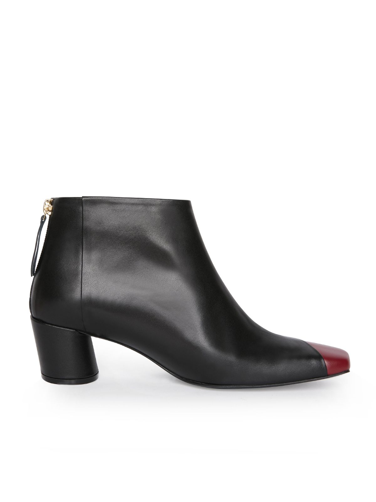 꼼므지(COMMEGEE) Asymmetry Ankle Boots / CG1029WIBK