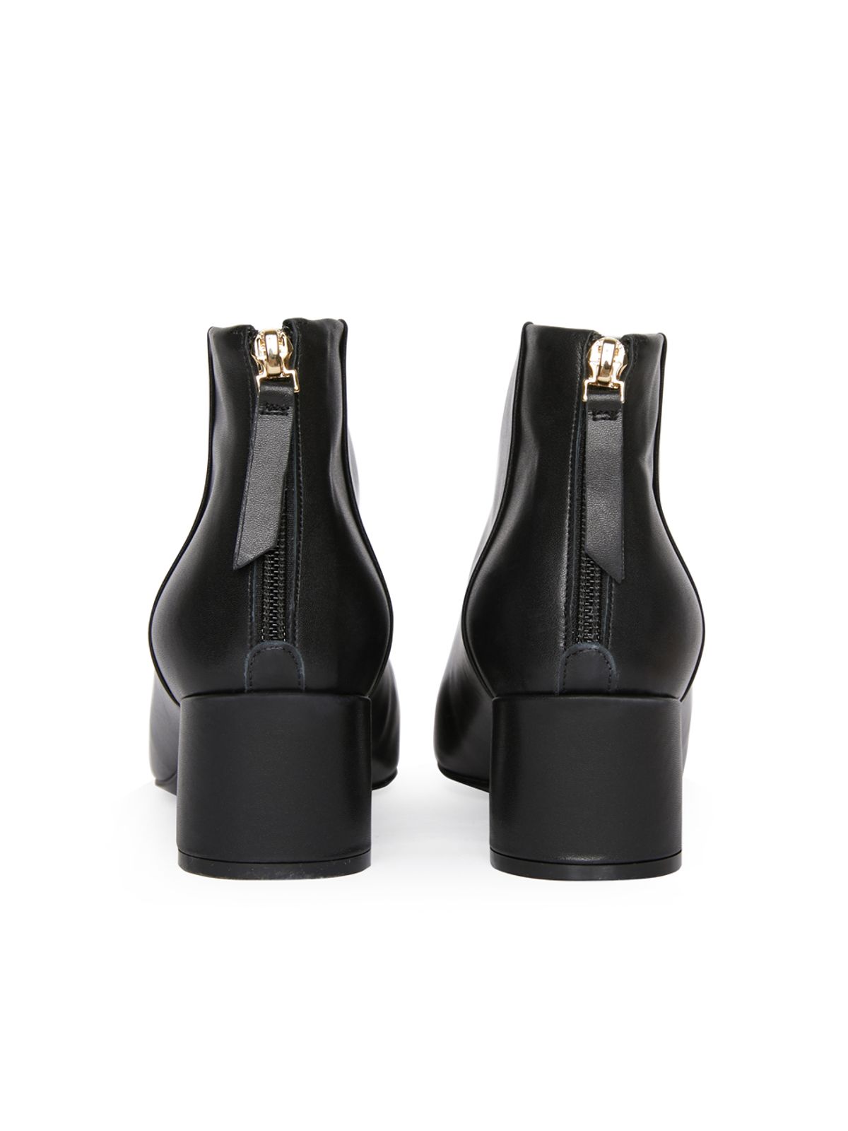 꼼므지(COMMEGEE) Asymmetry Ankle Boots / CG1029WIBK
