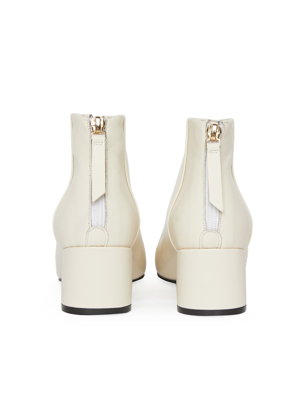 꼼므지(COMMEGEE) Asymmetry Ankle Boots / CG1029YEIV