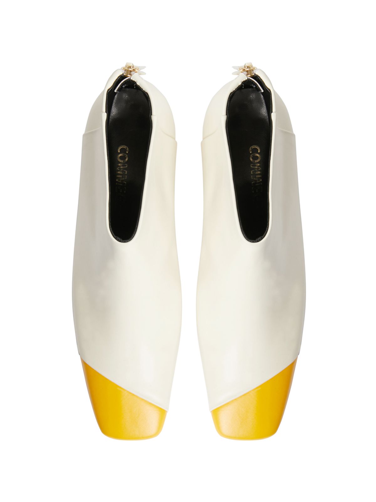 꼼므지(COMMEGEE) Asymmetry Ankle Boots / CG1029YEIV