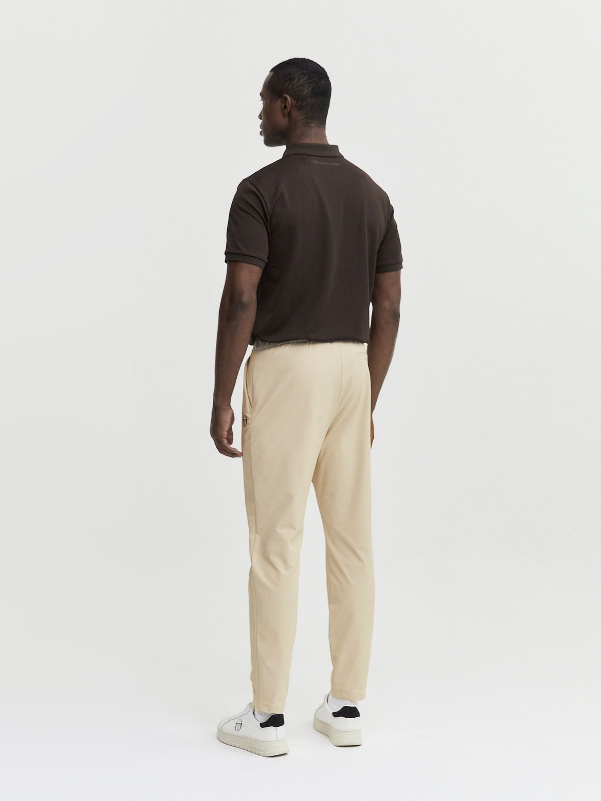 세르지오 타키니(SERGIO TACCHINI) M 고트 우븐 테이퍼드 팬츠 (Beige)