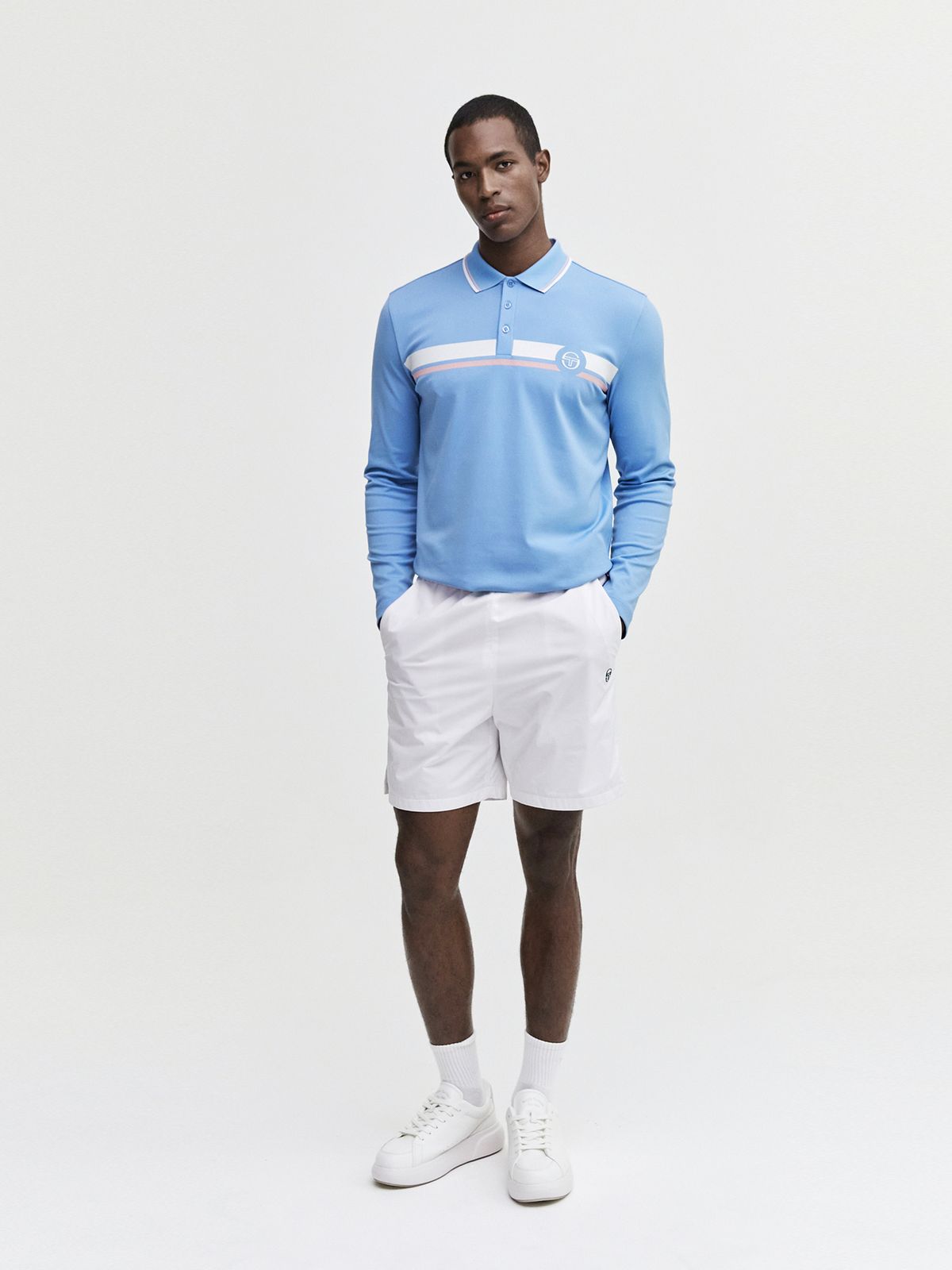 세르지오 타키니(SERGIO TACCHINI) M 고트 다마린도 폴로 셔츠 (L.Blue)