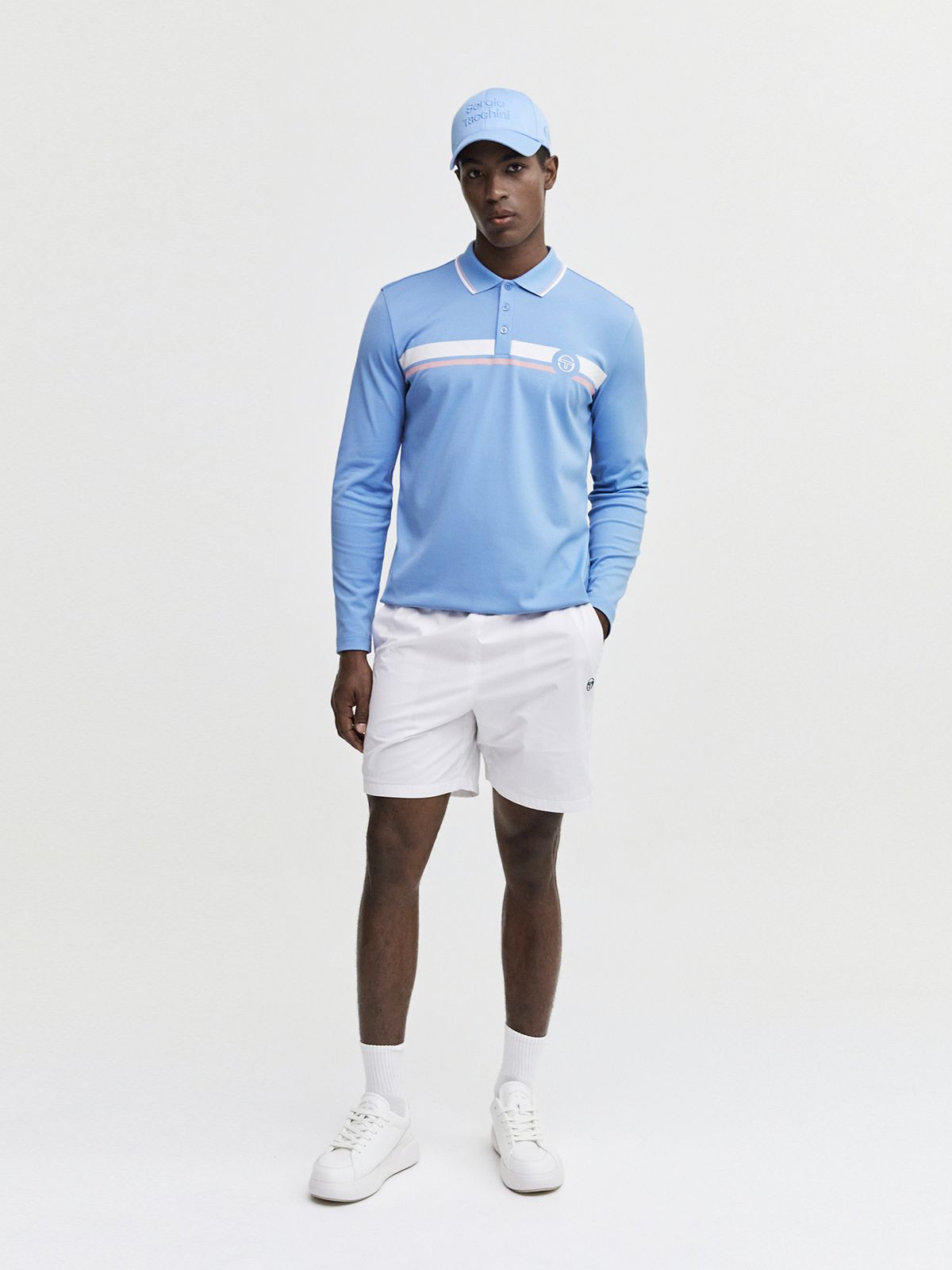 세르지오 타키니(SERGIO TACCHINI) M 고트 다마린도 폴로 셔츠 (L.Blue)