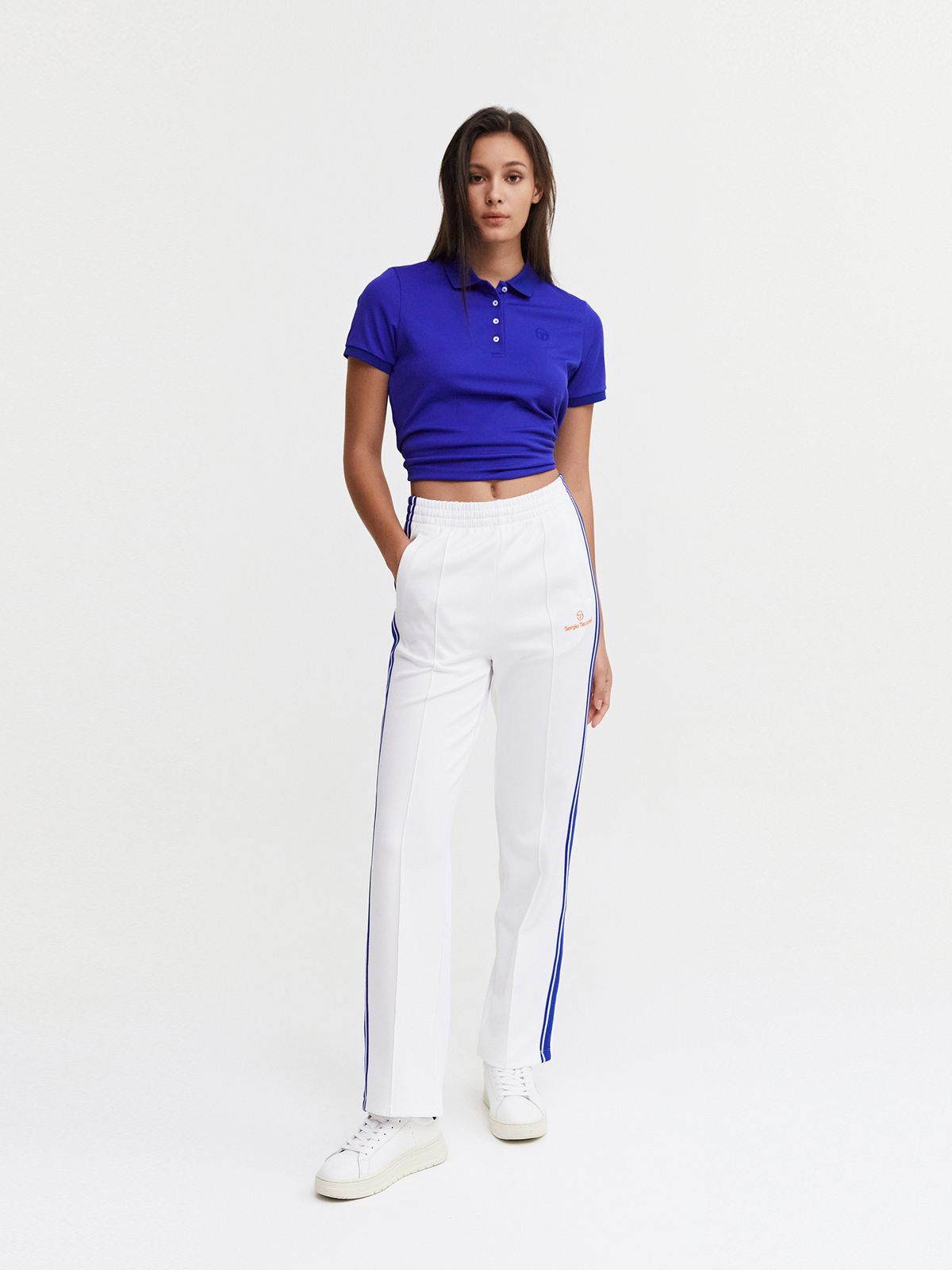 세르지오 타키니(SERGIO TACCHINI) W 고트 다마린도 트랙팬츠 (White)