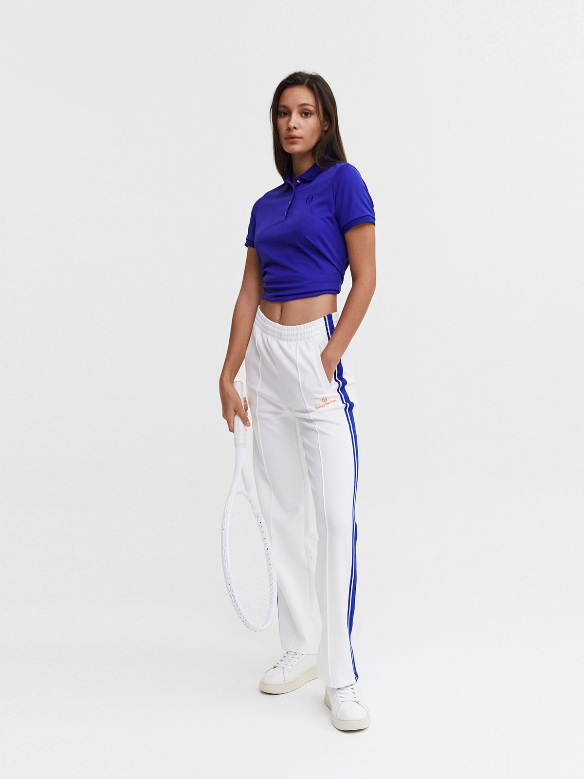 세르지오 타키니(SERGIO TACCHINI) W 고트 다마린도 트랙팬츠 (White)