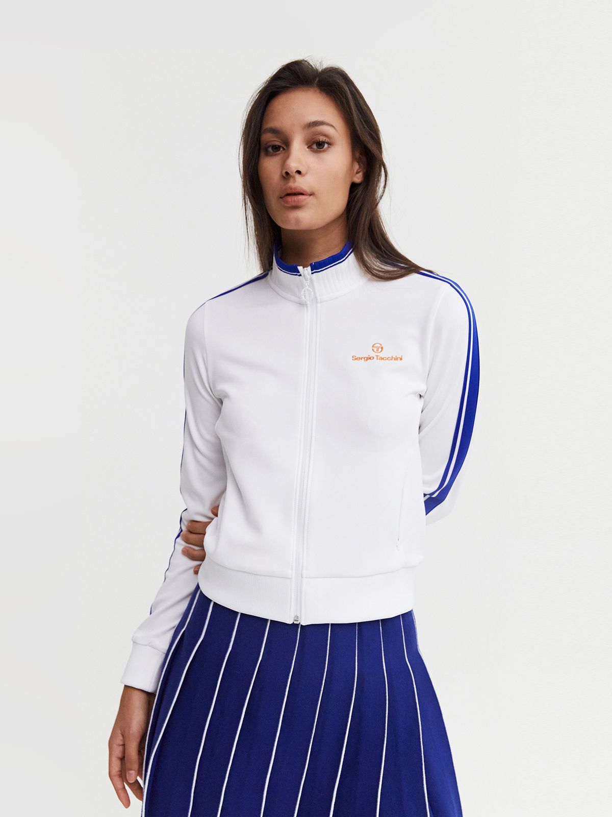 세르지오 타키니(SERGIO TACCHINI) W 고트 다마린도 트랙집업 (White)
