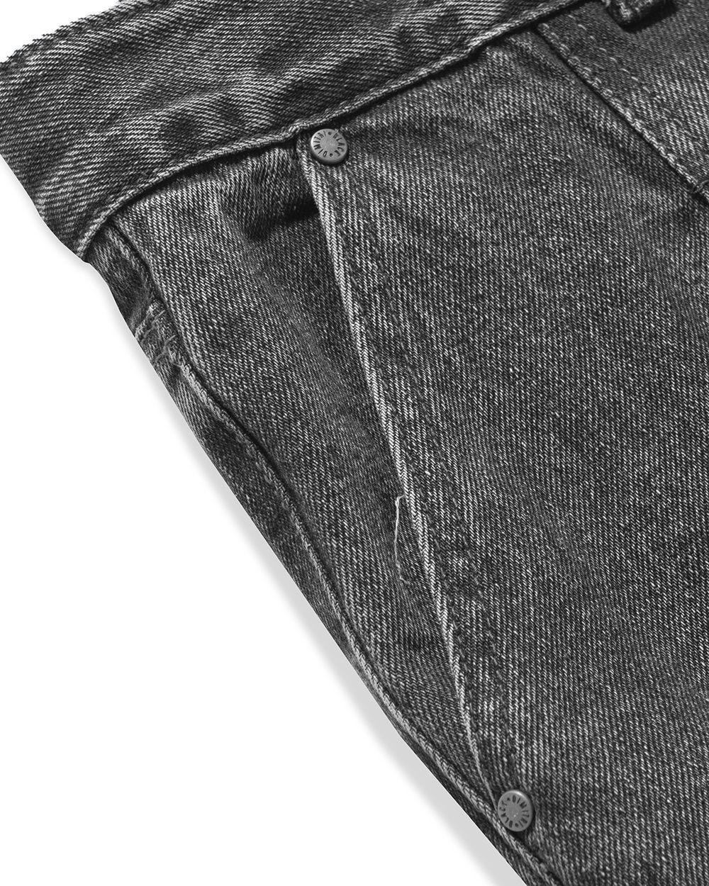 MUSINSA | DIMITRI BLACK ASI Essential One-Tuck Wide Denim