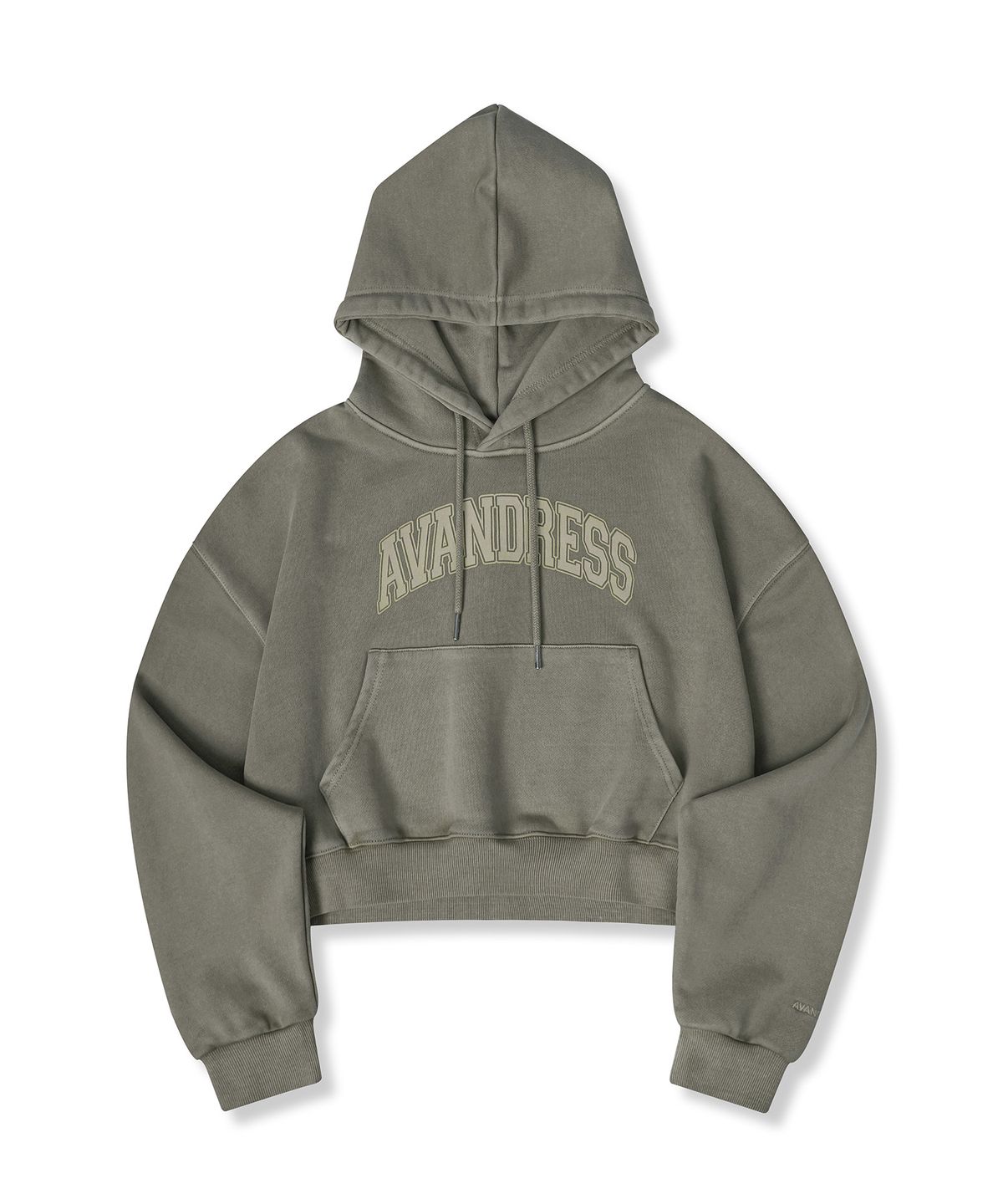 어반드레스(AVANDRESS) Pigment Overfit Crop Hood - 3COL