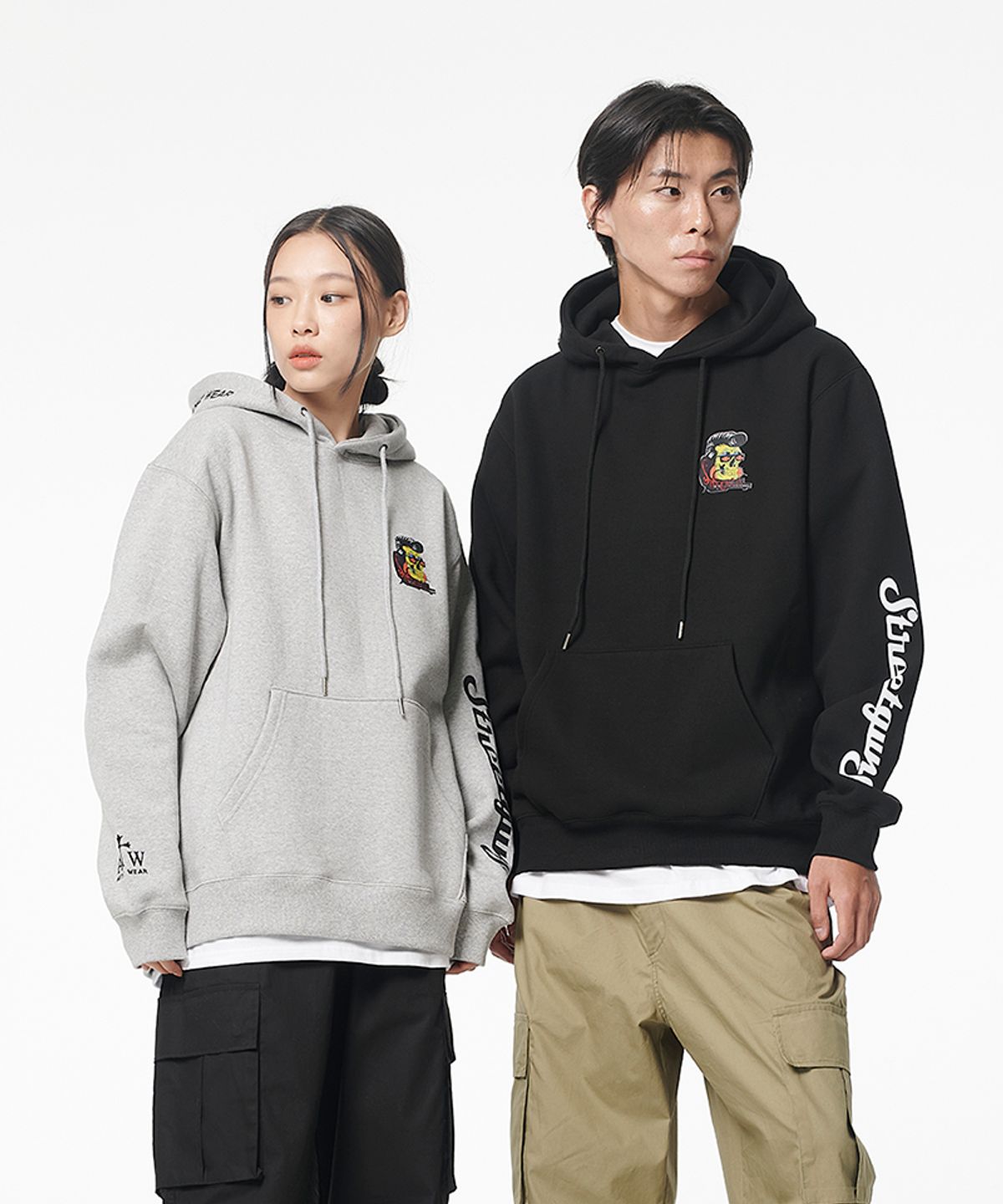 아티스트웨어(ARTISTWEAR) [ATW X 스트릿건즈] 로커빌리 후드티