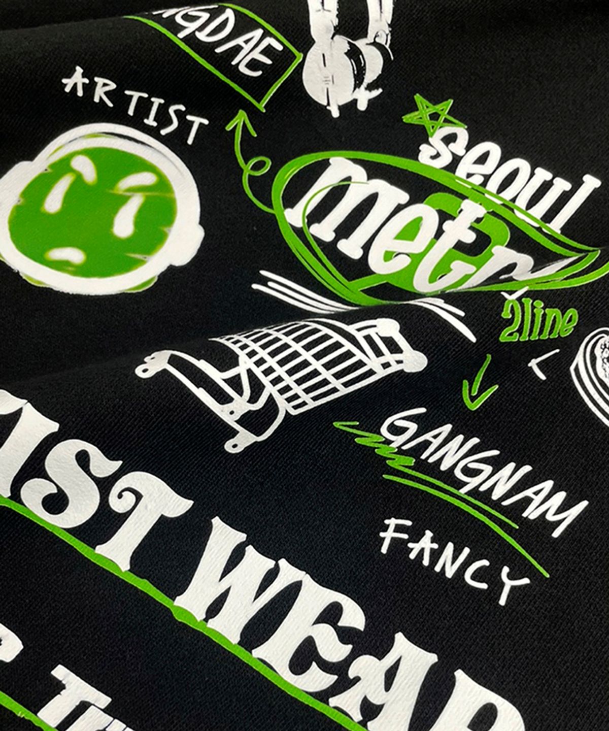 아티스트웨어(ARTISTWEAR) [ATW] 라인2플레이스 후드티
