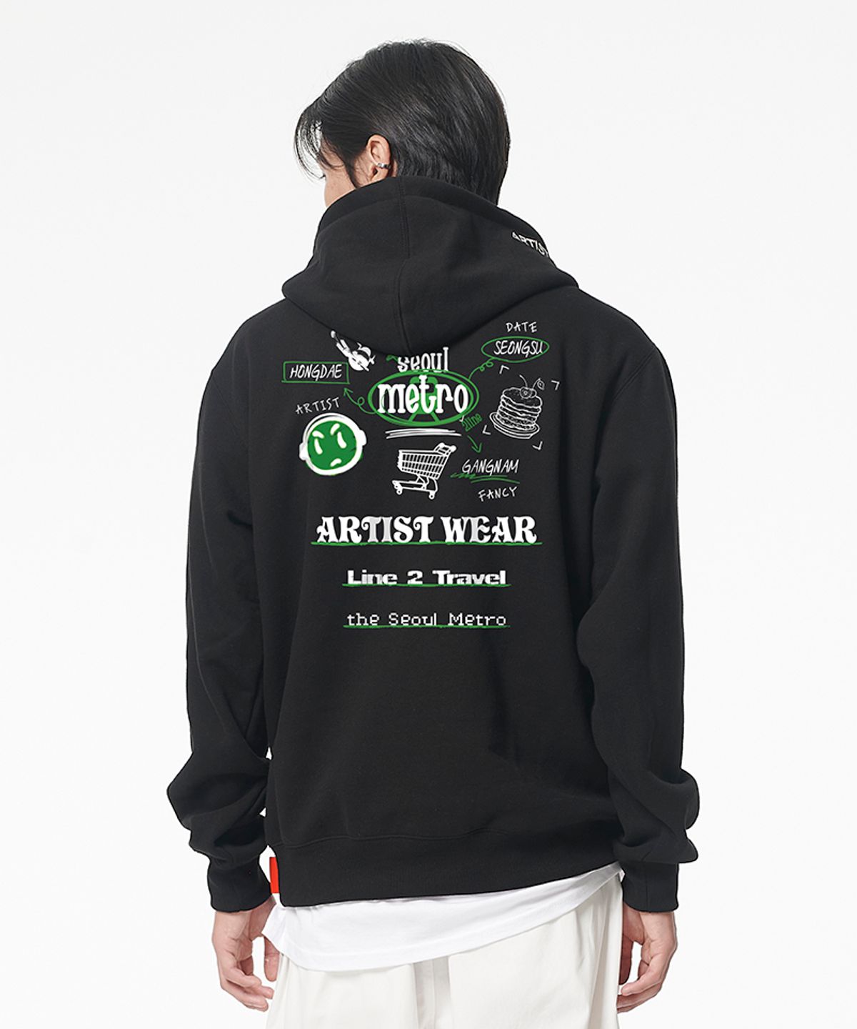 아티스트웨어(ARTISTWEAR) [ATW] 라인2플레이스 후드티