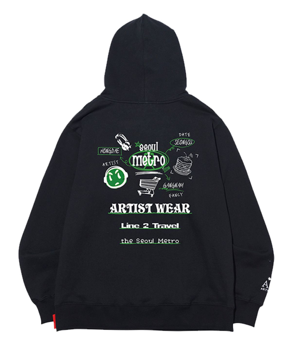 아티스트웨어(ARTISTWEAR) [ATW] 라인2플레이스 후드티