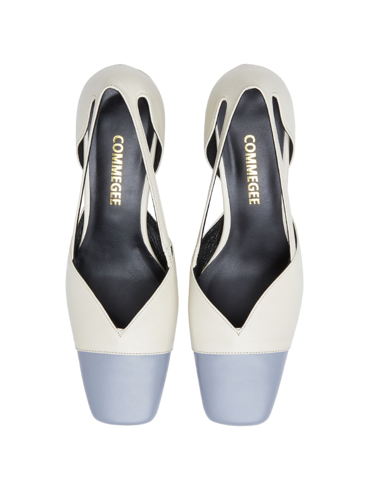 꼼므지(COMMEGEE) V Pointed pumps / CG1035BLIV