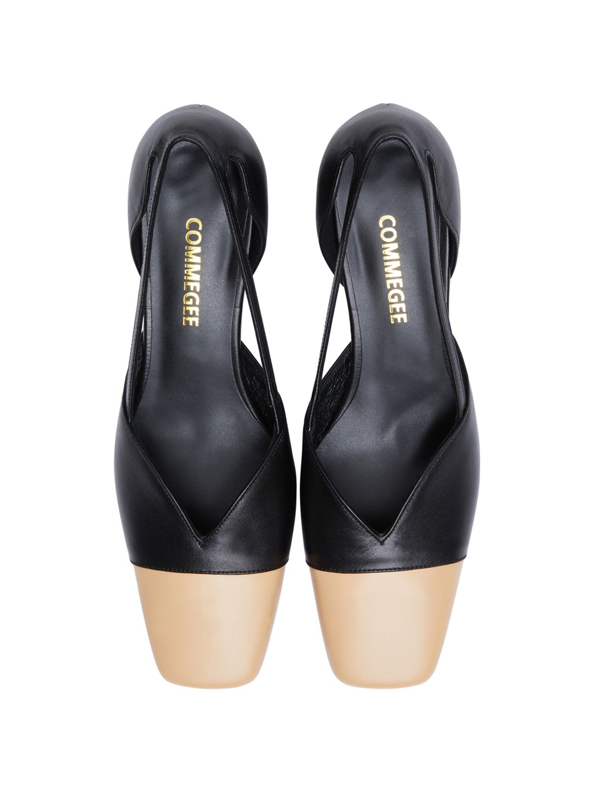 꼼므지(COMMEGEE) V Pointed pumps / CG1035BEBK