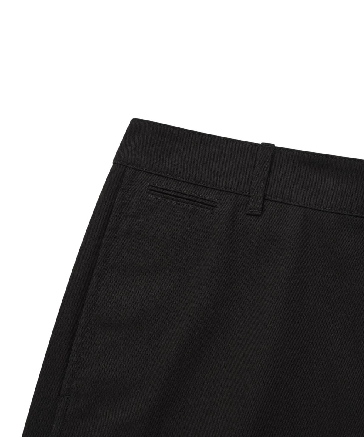 커버낫(COVERNAT) 치노 세미와이드 팬츠 블랙