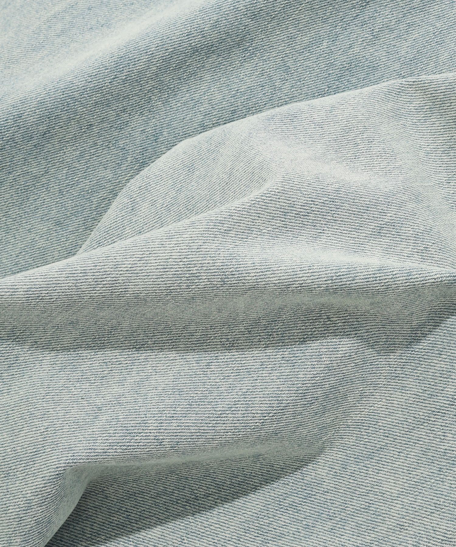 MUSINSA | COVERNAT Denim one-tuck wide pants light blue